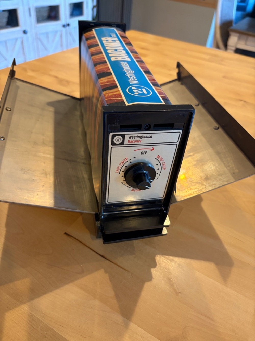 Westinghouse Baconer Electric Bacon Cooker - Black & Silver. Rare vintage EUC